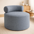 Faded Indigo Jute-Linen