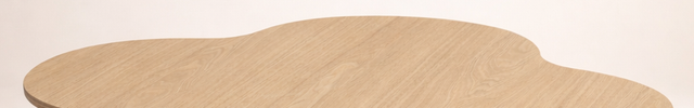 Tumen Organic Sculpted Coffee Table Mid Century Modern Japandi Inspired Solid Wood Center Table With Curved Base For Family Room