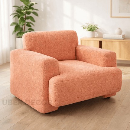 Verdan Accent Chair – Minimalist Modern Chair Designed for Living Room or Bedroom Interiors