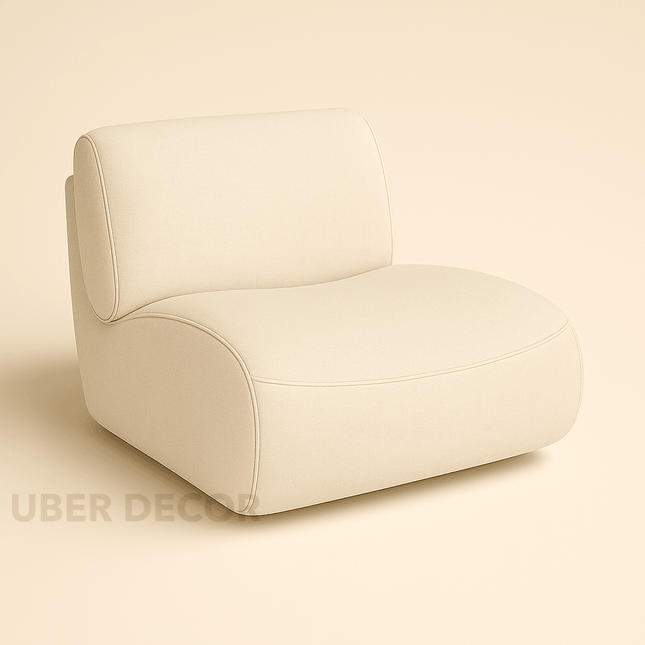 Seyra- Unique Modern Iconic Swivel Upholstered Accent Chair for Living Room or Office
