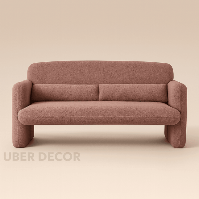 Quito 59" Soft Contour Couch – Modern Rounded Edge Sofa for Elevated Comfort & Style