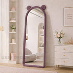 Plum Mauve Suede Velvet
