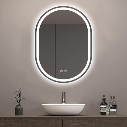 Nebula Capsule Shaped LED Mirror