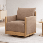 Muted Brown Jute-Linen Blend