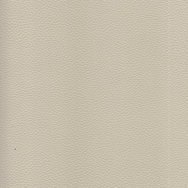 KLASSY- Leatherette Faux Leather Upholstery Fabric- Ivory Sand