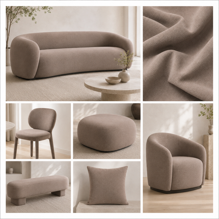 BELLA - Upholstery Fabric- Camel Beige