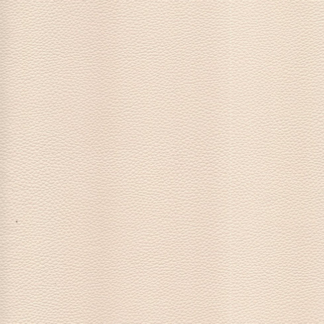KLASSY- Leatherette Faux Leather Upholstery Fabric- Cream Beige