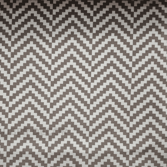 Teksun - Stepped Zigzag Design Textured Suede Upholstery Fabric - Geometric Chevron Blocks