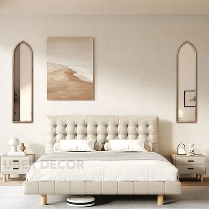 Moroccan Elegance Full Length Wall Bedroom Mirror- Vintage Arched Shaped Long Mirror for Dressing