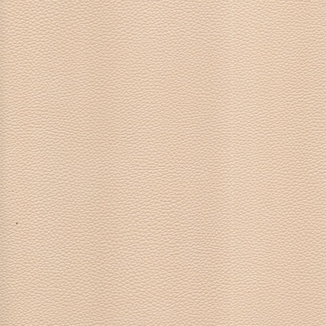 KLASSY- Leatherette Faux Leather Upholstery Fabric- Sandy Beige