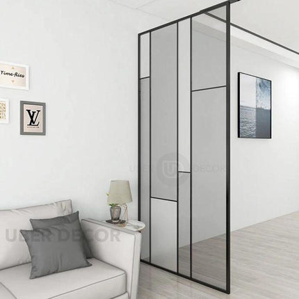 Refined Metal Room Separator Divider Screen Room Partition - Custom Metal Partitions in Stainless Steel