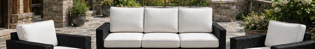 Sunavera Coastal Outdoor Sofa Set – Sofa, Chair & Center Table for Garden Terrace & Poolside | Uber Decor