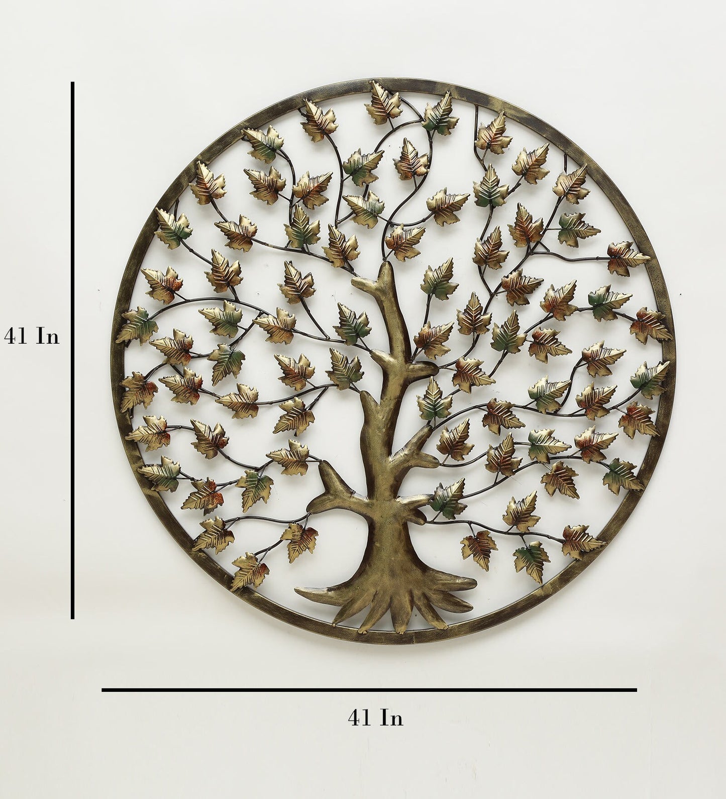 Metallic Tree of Life Wall Hanging Decor Metal Wall Art