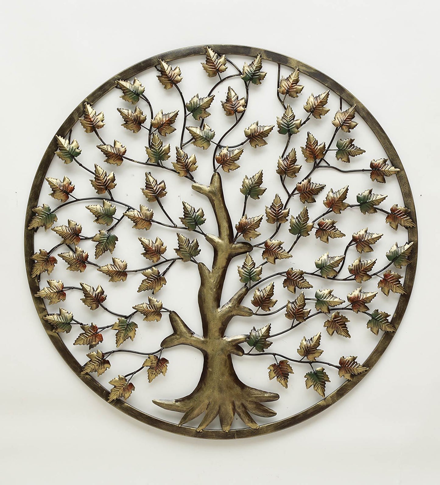 Metallic Tree of Life Wall Hanging Decor Metal Wall Art