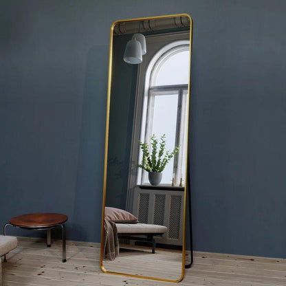 Elegant Quad Marvel Full Length Floor Mirror