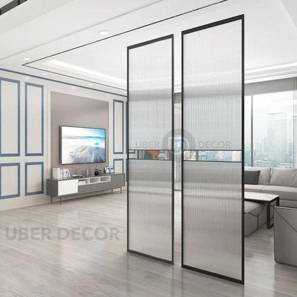 Refined Metal Room Separator Divider Screen Room Partition - Custom Metal Partitions in Stainless Steel