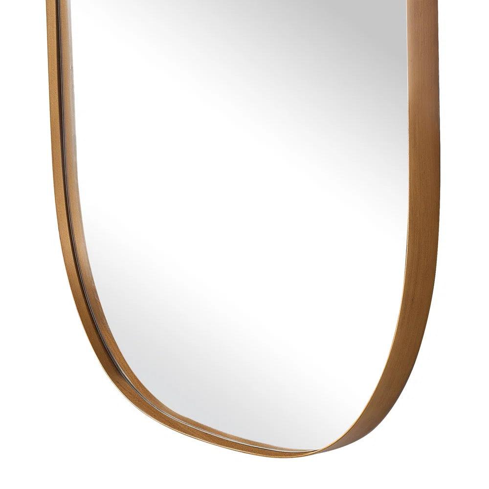 Capsule Elegance Full Length Metal Frame Floor Mirror