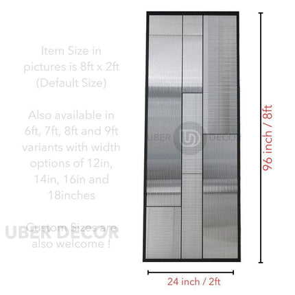 Refined Metal Room Separator Divider Screen Room Partition - Custom Metal Partitions in Stainless Steel