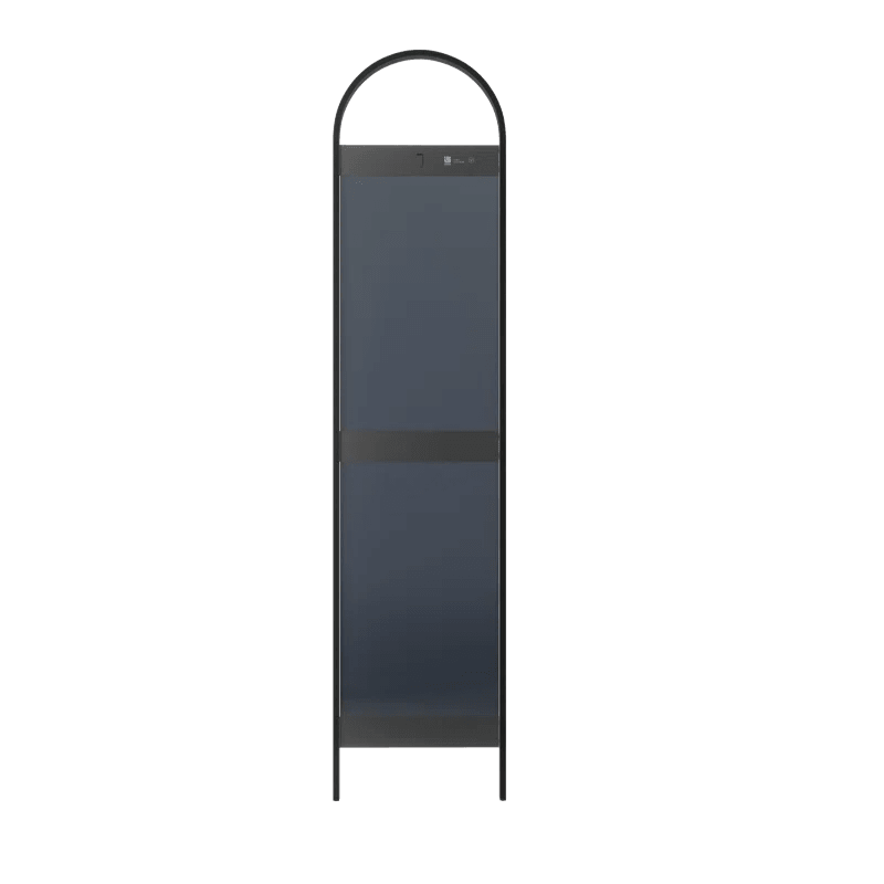 Twin-Pillar Metal Frame Arched Full Length Mirror