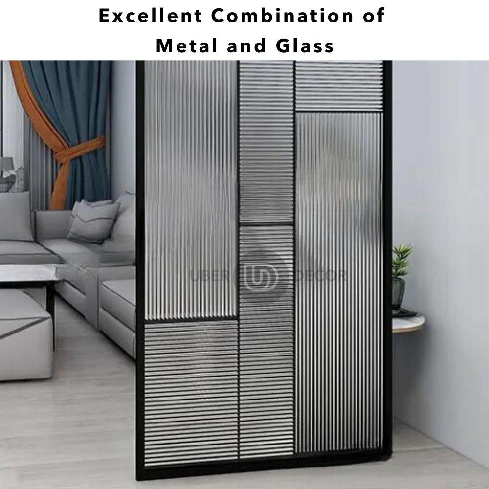 Refined Metal Room Separator Divider Screen Room Partition - Custom Metal Partitions in Stainless Steel