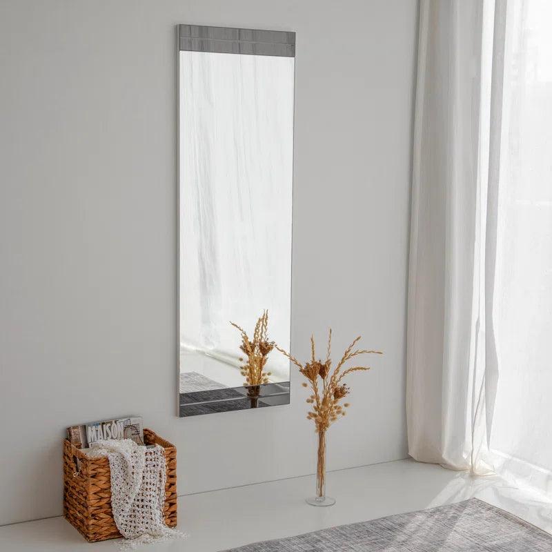 Dual Accent Frameless Full Length Mirror