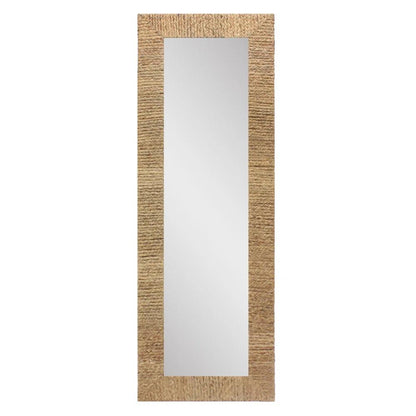 EcoChic Reflection: Jute-Rope Framed Full-Length Mirror