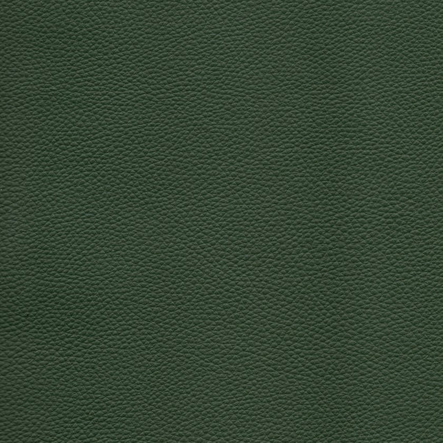 KLASSY- Leatherette Faux Leather Upholstery Fabric- Dark Moss Green