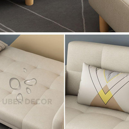 Barcelona 66" Sofa Bed- 3 Seater Small Foldable Dual-Purpose Double Sofa Come Bed for Home or Office