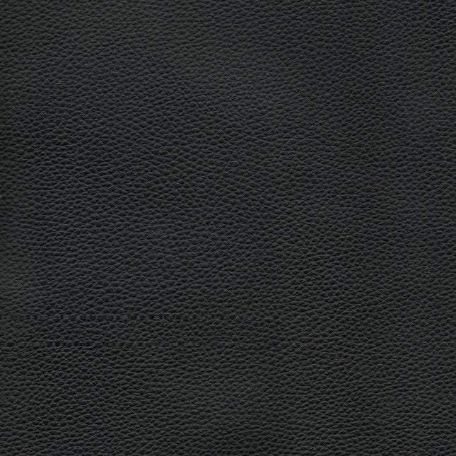 KLASSY- Leatherette Faux Leather Upholstery Fabric- Slate Black