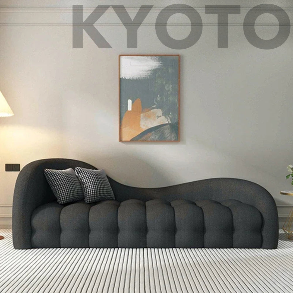 Kyoto Cloud Sofa- Mid Century Nordic Style Curved Cloud Couch Sofa Set for Living Room