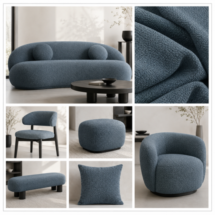 BURBERRY - Upholstery Fabric- Pewter Blue
