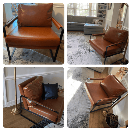 Arlise- Mid Century Modern Upholstered Accent Armchair for Lounge Room, Office or Home