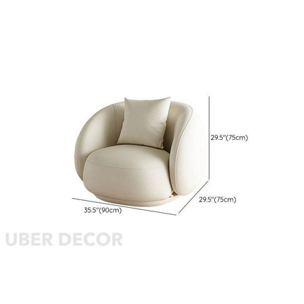 Tromso Nordic Designer Lazy Floor Sofa – Minimalist Loveseat Couch for Living Room, Patio & Home Accent Decor