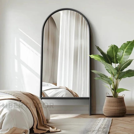 Archie Legends Two Legged Full Length Standing Mirror for Bedroom with optional LED light- Custom Size & Colour - Uber Decor