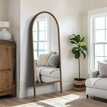 Archie Legends Two Legged Full Length Standing Mirror for Bedroom with optional LED light- Custom Size & Colour - Uber Decor