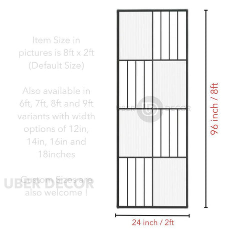 Sophisticated Metal Room Divider Screen Room Partition - Custom Metal Partitions in Stainless Steel - Uber Decor