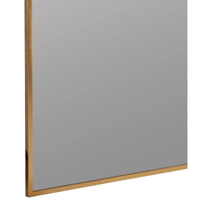 Draped Arch Metal Frame Full Length Mirror