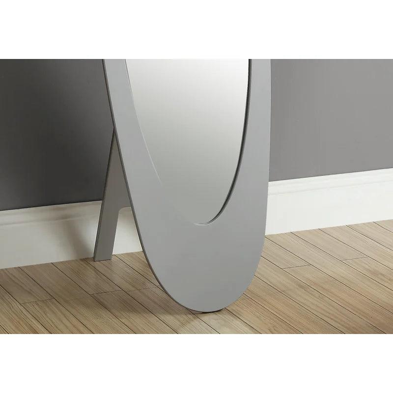 Colorful Contour Oval Floor Mirror