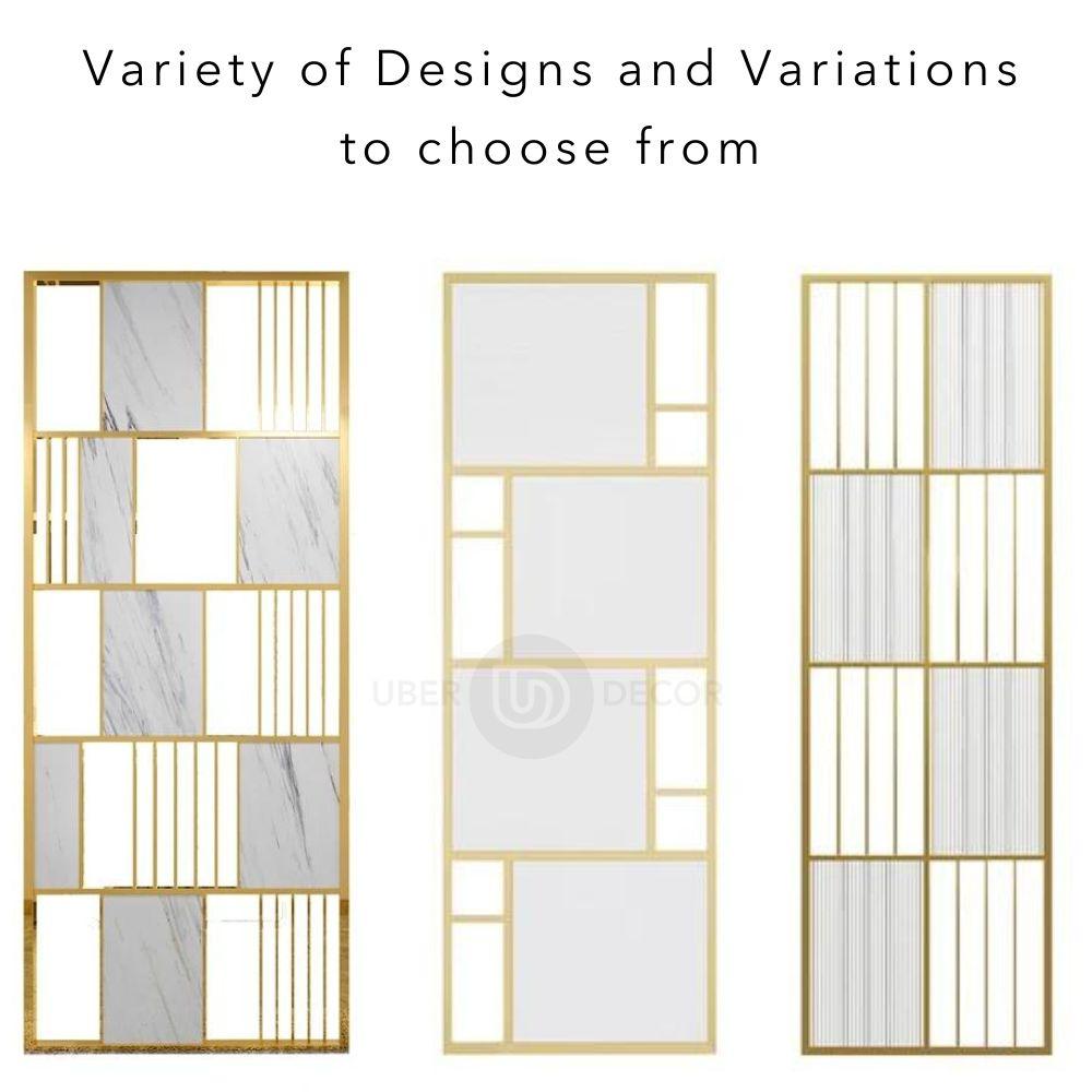 Custom Luxury Room Partition Wall Room Divider Screen - Custom Metal Partitions in Stainless Steel