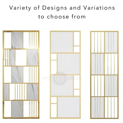 Custom Luxury Room Partition Wall Room Divider Screen - Custom Metal Partitions in Stainless Steel