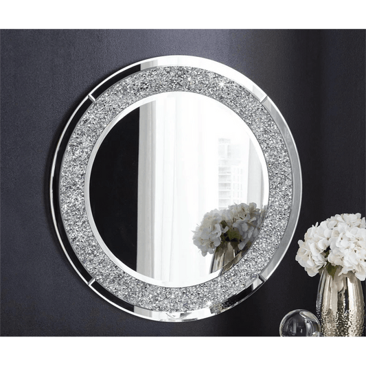 Callista's Brilliance: Luxurious Venetian Circular/ Round Decorative Mirror