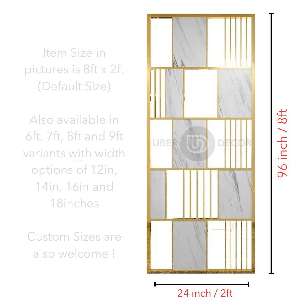 Custom Luxury Room Partition Wall Room Divider Screen - Custom Metal Partitions in Stainless Steel