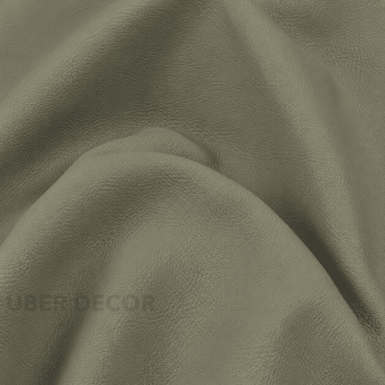 KOREAN LEATHER- Leatherette Faux Leather Upholstery Fabric- Dry Sage