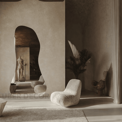 Miraan Frameless HD Mirror – Full-Length Irregular Wall Mirror for Fitroom, Bedroom & Lounge