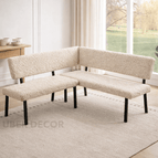 Beige Fuzzy Boucle