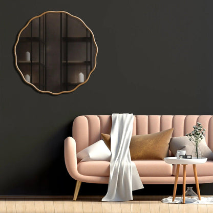 Scallop Serenity Asymmetric Wall Mirror