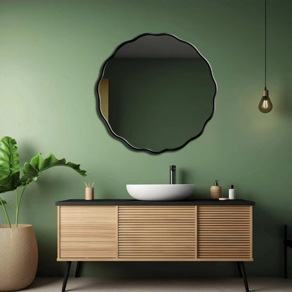 Scallop Serenity Asymmetric Wall Mirror