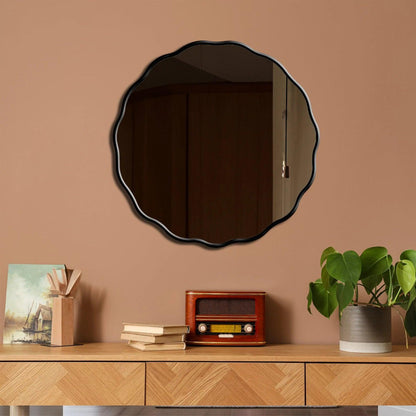 Scallop Serenity Asymmetric Wall Mirror