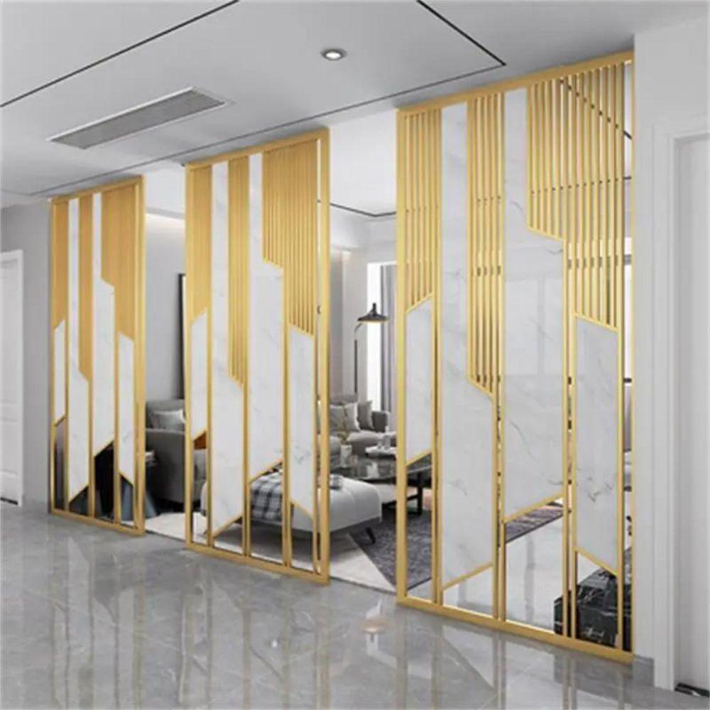 Designer Room Divider Stainless Steel Partition- Custom Metal Partitions