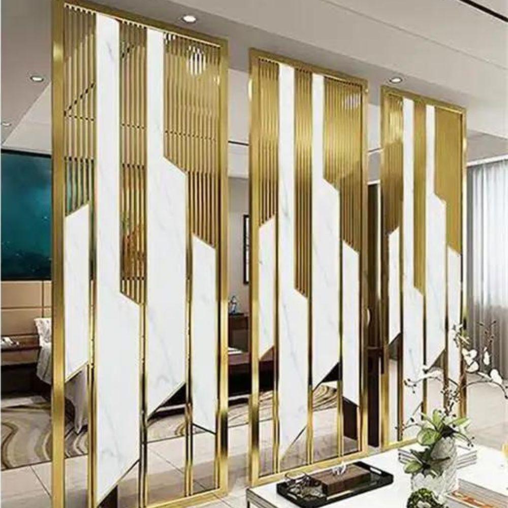 Designer Room Divider Stainless Steel Partition- Custom Metal Partitions